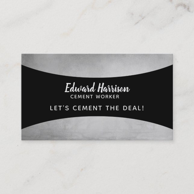 Cement the Deal Business Cards (Front)