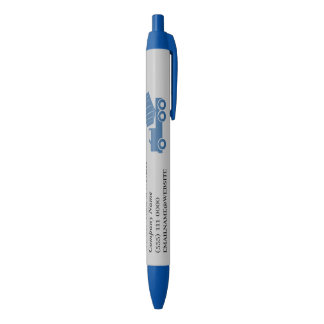 Cement Truck Construction Service  Black Ink Pen