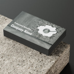 Cement Wall Demolition Works Business Card