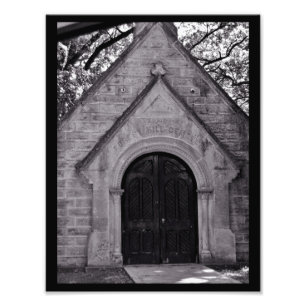 Cemetary Building Photo Print