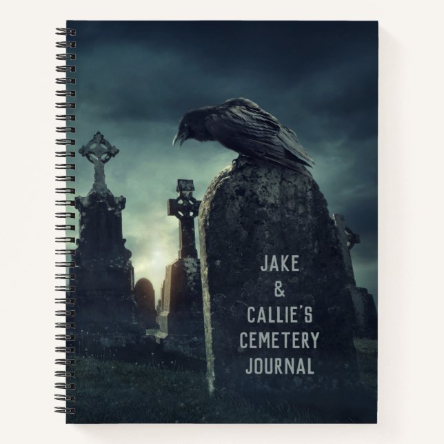 Cemetery Graveyard Travel Journal (Front)