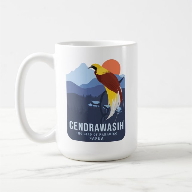 Cendrawasih Coffee Mug (Left)