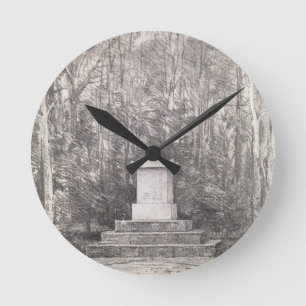 Cenotaph to Sir Joshua Reynolds at Coleorton Hall, Round Clock