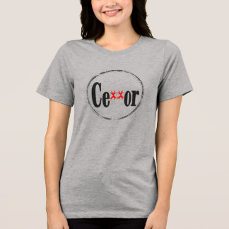 Censored Because Silencing Me Only Makes Me Louder Tri-Blend Shirt