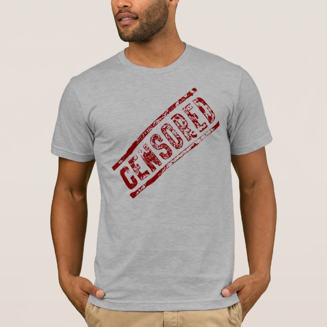Censored Humourous T-Shirt (Front)