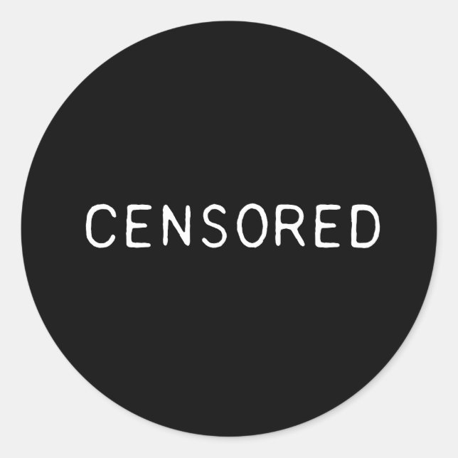 censored sticker (Front)