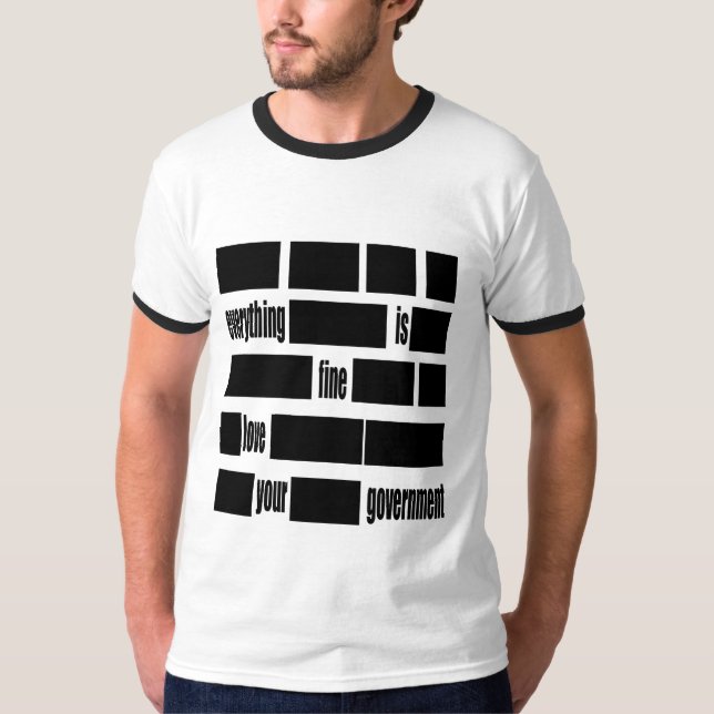Censorsed Government Message T-Shirt (Front)
