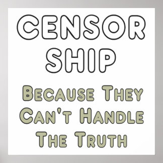 Censorship Poster