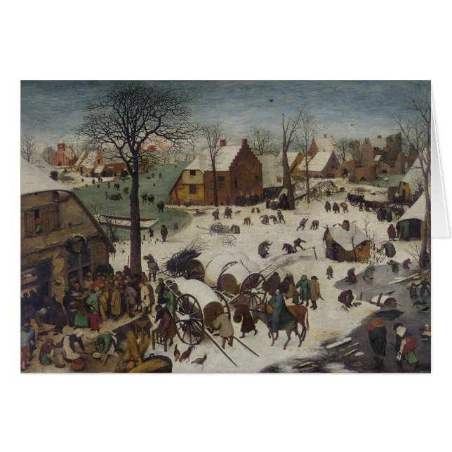 Census at Bethlehem by Pieter Bruegel (Front Horizontal)