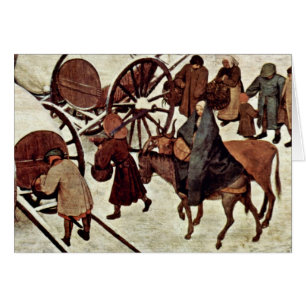 Census At Bethlehem, Detail By Bruegel D. Ä. Piet