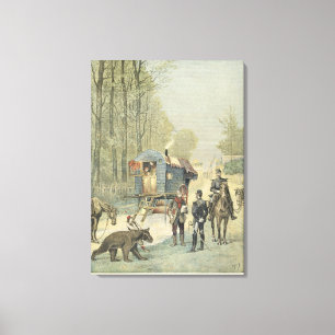 Census of Travellers in France Canvas Print