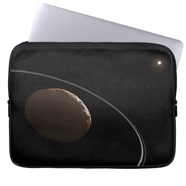 Centaur 1099 Chariklo And Its Rings. Laptop Sleeve (Front)