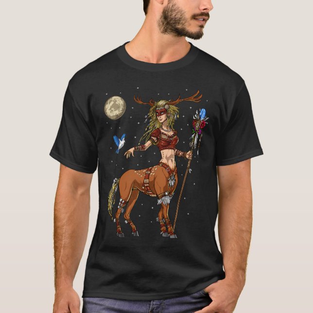 Centaur Forest Shaman T-Shirt (Front)