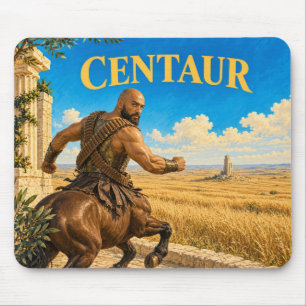 Centaur, Gothic Fantasy Monster Mouse Pad