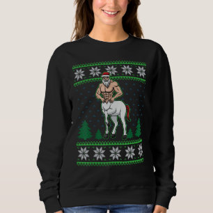 Centaur Greek Mythology Christmas Santa Claus Hor Sweatshirt