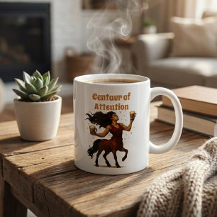 Centaur of Attention Funny Pun - Greek Mythology Coffee Mug