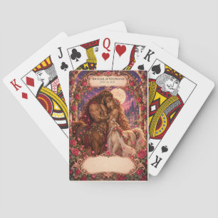 Centaur Wedding Guest Book Signing Deck Playing Cards
