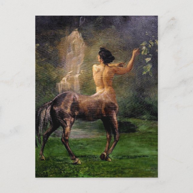 Centauress (female centaur) ~ postcard (Front)