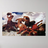 Centaurs by Arnold Bocklin