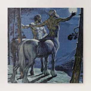 Centaurs (colour litho) jigsaw puzzle