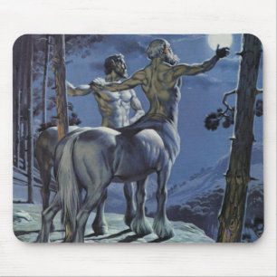 Centaurs (colour litho) mouse pad