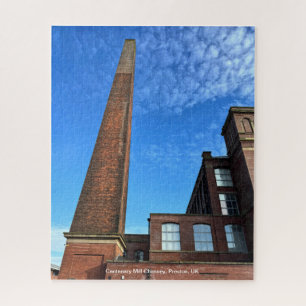 Centenary Mill Chimney, Preston, England, UK Jigsaw Puzzle