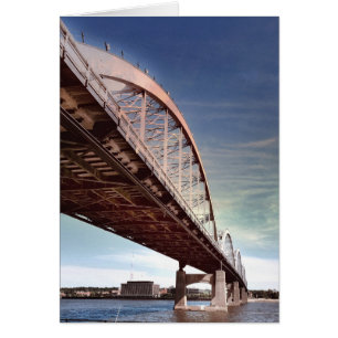Centennial Bridge Over the Mississippi River Card
