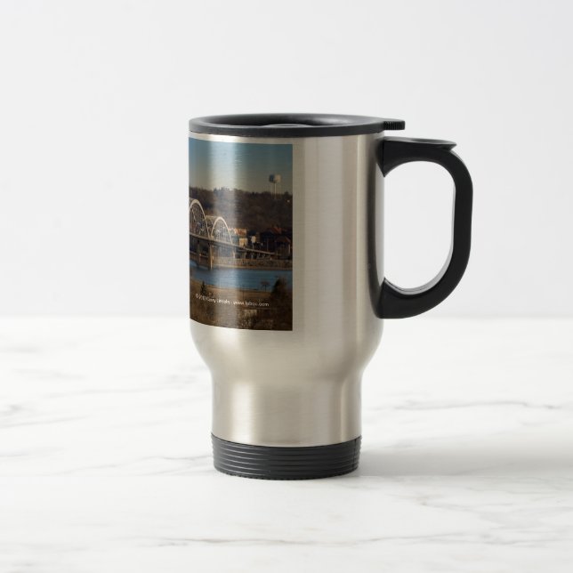 Centennial Bridge Travel Mug (Right)