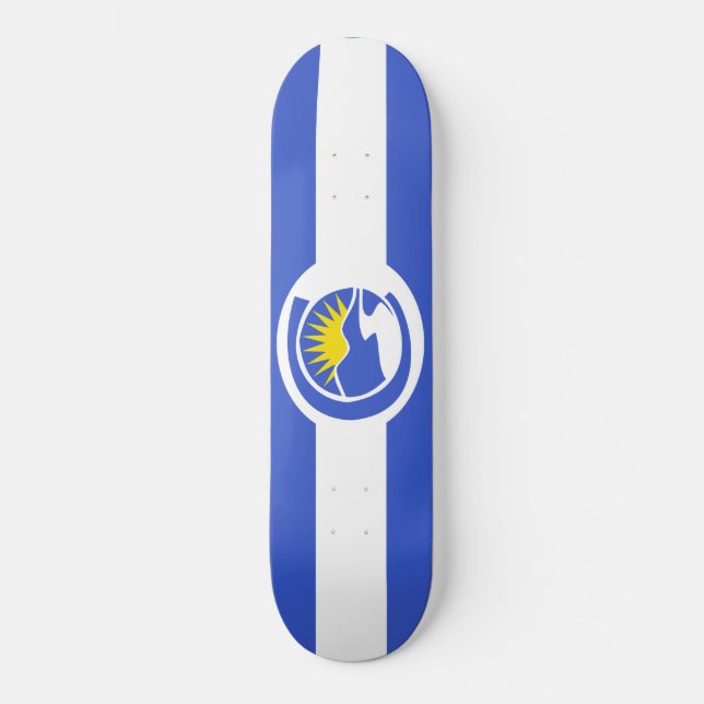 Centennial City Flag (Colorado) Skateboard (Front)