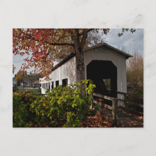 Centennial Covered Bridge, Cottage Grove, Oregon Postcard