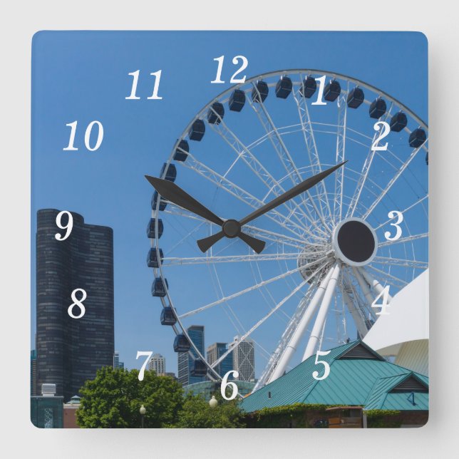 Centennial Ferris Wheel Wall Clock (Front)