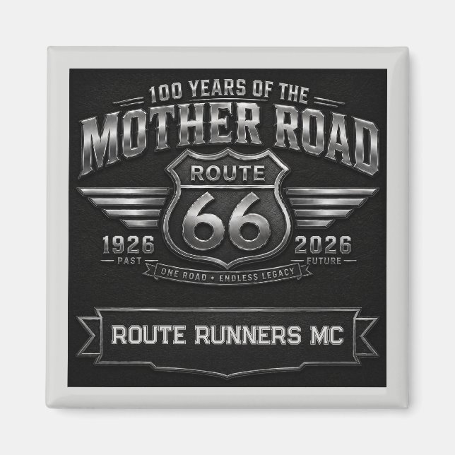 Centennial Highway Commemoration Gift Magnet (Front)