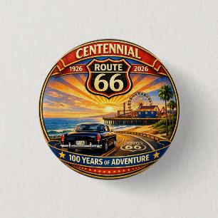 Centennial Santa Monica Pacific Horizon 3 Cm Round Badge