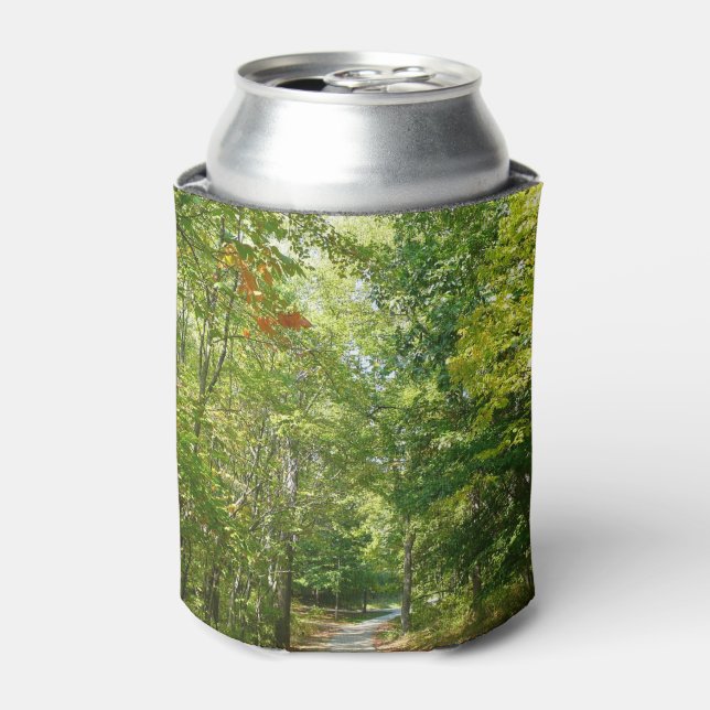 Centennial Wooded Path I Ellicott City Nature Can Cooler (Can Front)