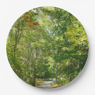 Centennial Wooded Path I Ellicott City Nature Paper Plate