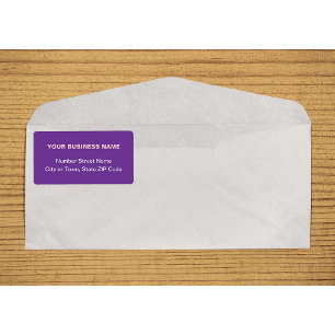 Center Aligned Plain Texts Purple Shipping