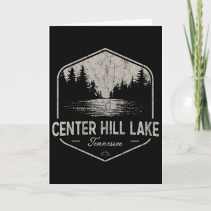 Center Hill Lake Tennessee Outdoors Vintage  Card