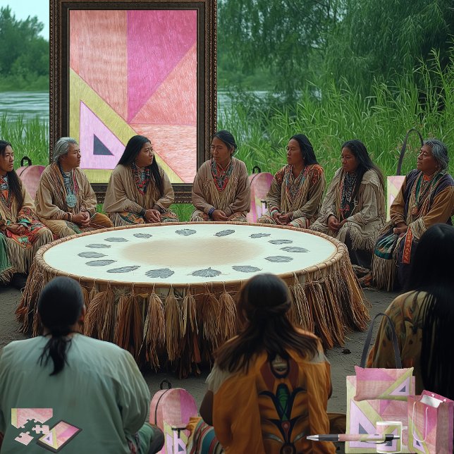 Center Wrapping Paper Sheet (Get the full “Center” collection at: https://bit.ly/SmartArtIIZazzle. )