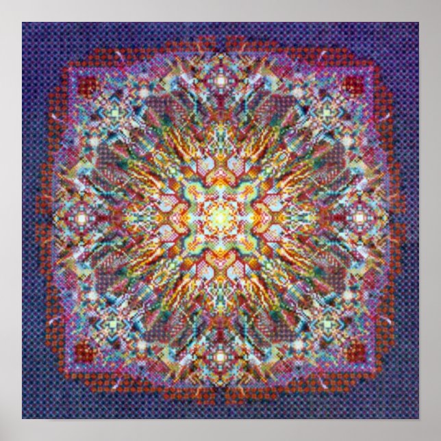 Centerpeace, The Light Within Mandala Poster (Front)