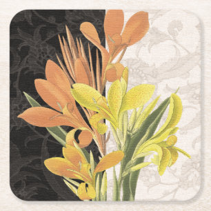 Centerpiece I Square Paper Coaster