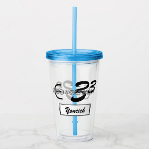 Centesimal 10 Digit '3x3x3 Puz' by Kenneth Yoncich Acrylic Tumbler