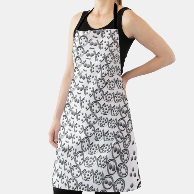 Centesimal 10 Digit Pi by Kenneth Yoncich Apron (Insitu)