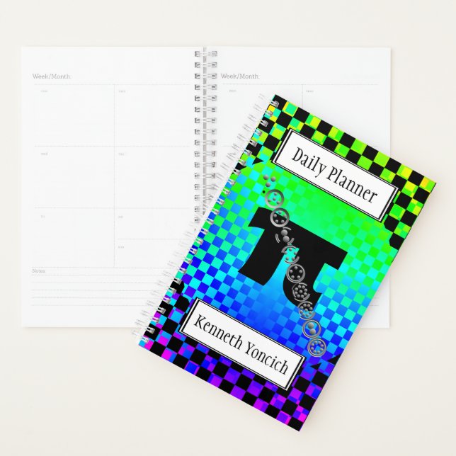Centesimal 10 Digit Pi by Kenneth Yoncich Planner (Display)