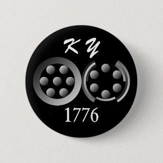 Centesimal 1776 by Kenneth Yoncich 6 Cm Round Badge