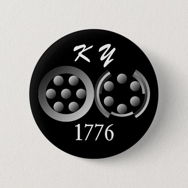 Centesimal 1776 by Kenneth Yoncich 6 Cm Round Badge (Front)