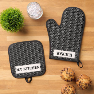 Centesimal 1776 by Kenneth Yoncich Oven Mitt & Pot Holder Set