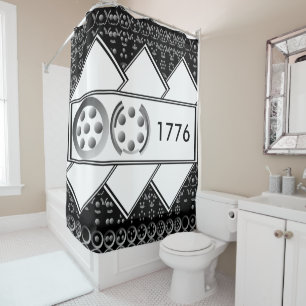 Centesimal 1776 by Kenneth Yoncich Shower Curtain