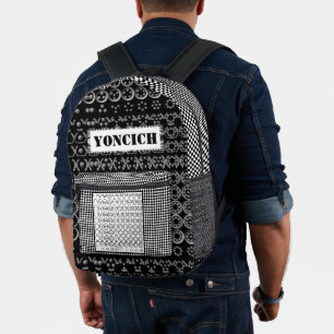 Centesimal Number Chart Ls by Kenneth Yoncich Printed Backpack