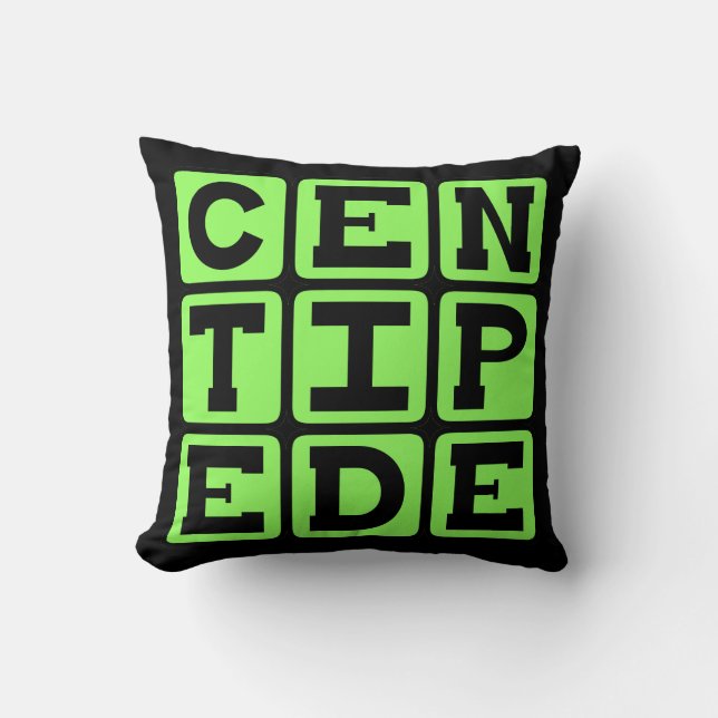 Centipede, Insect With Many Legs Cushion (Front)
