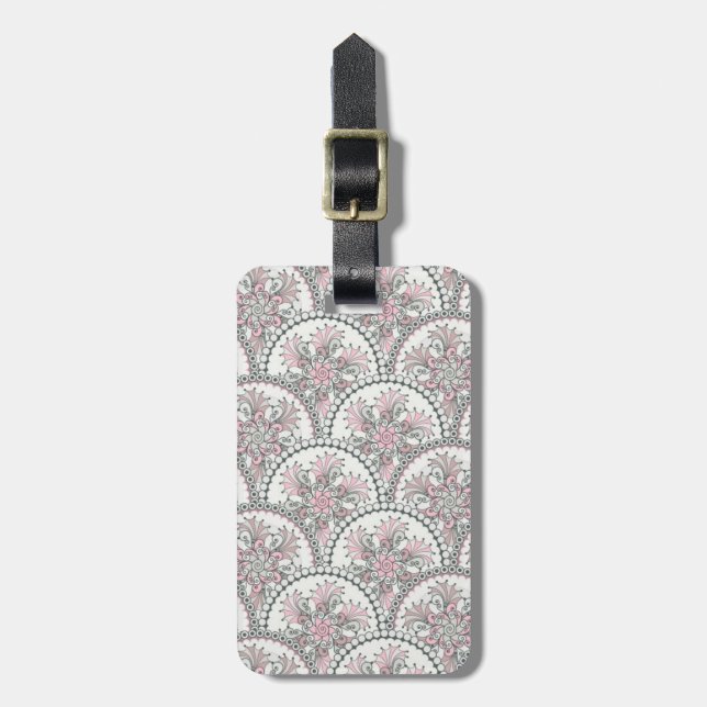 Centle Vintage Pattern Luggage Tag (Front Vertical)